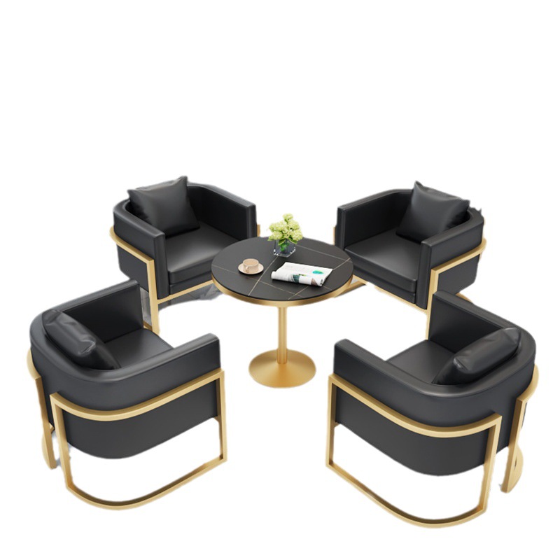 Office Furniture Luxury - โซฟาสำนักงาน โซฟารับรองแขก โซฟาหนังทันสมัย ชุดโซฟาสำนักงานสุดหรู ชุดโซฟา 3+2+1