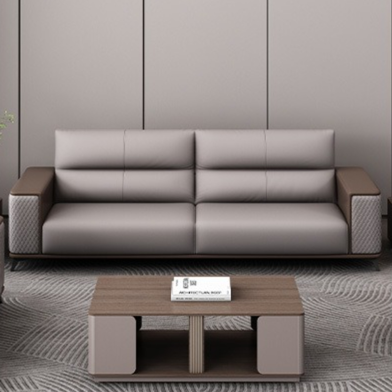 Office Furniture Luxury - โซฟาสำนักงานผู้บริหาร ดีไซน์หรูหรา โซฟาสำนักงานหนังแท้ ดีไซน์ทันสมัย รุ่น Gado
