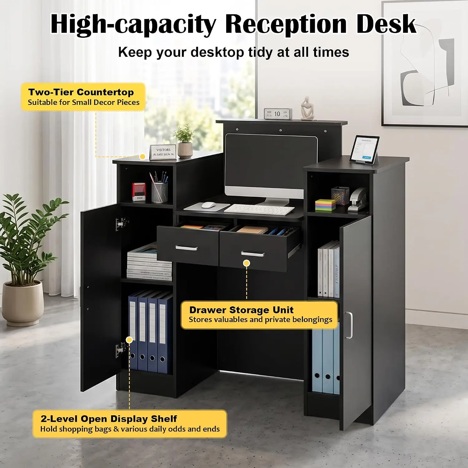 เคาน์เตอร์ต้อนรับสไตล์โมเดิร์น - Reception Desk Counter บทวิจารณ์และราคา