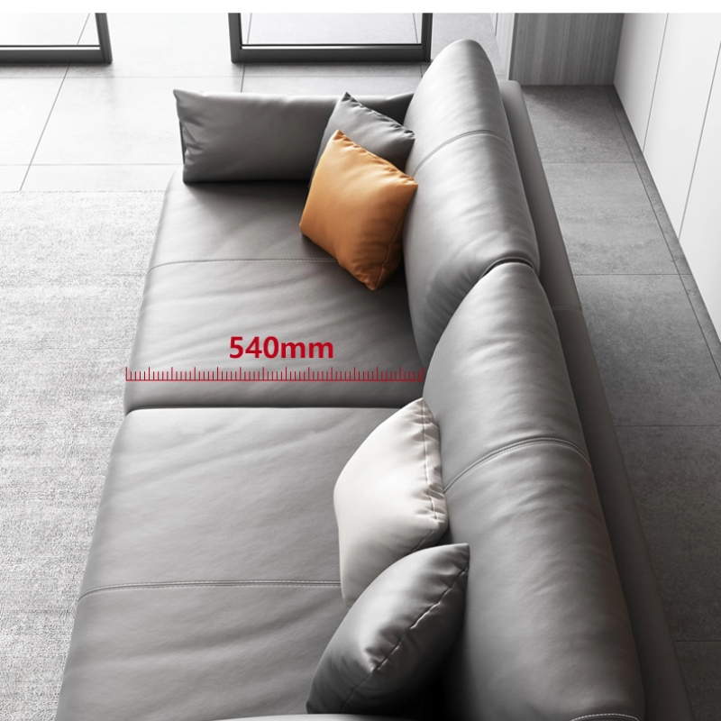 โซฟาสำนักงานหนังวัว โซฟาต้อนรั - Office Furniture Luxury บทวิจารณ์และราคา