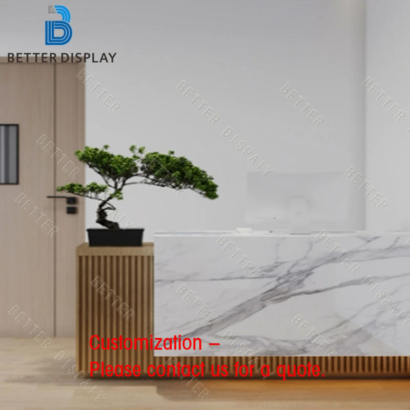 เคาน์เตอร์คิดเงินไม้สำหรับร้าน - Reception Desk Counter บทวิจารณ์และราคา