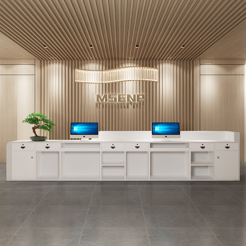 เคาน์เตอร์คิดเงินทันสมัยระดับไ - Reception Desk Counter บทวิจารณ์และราคา