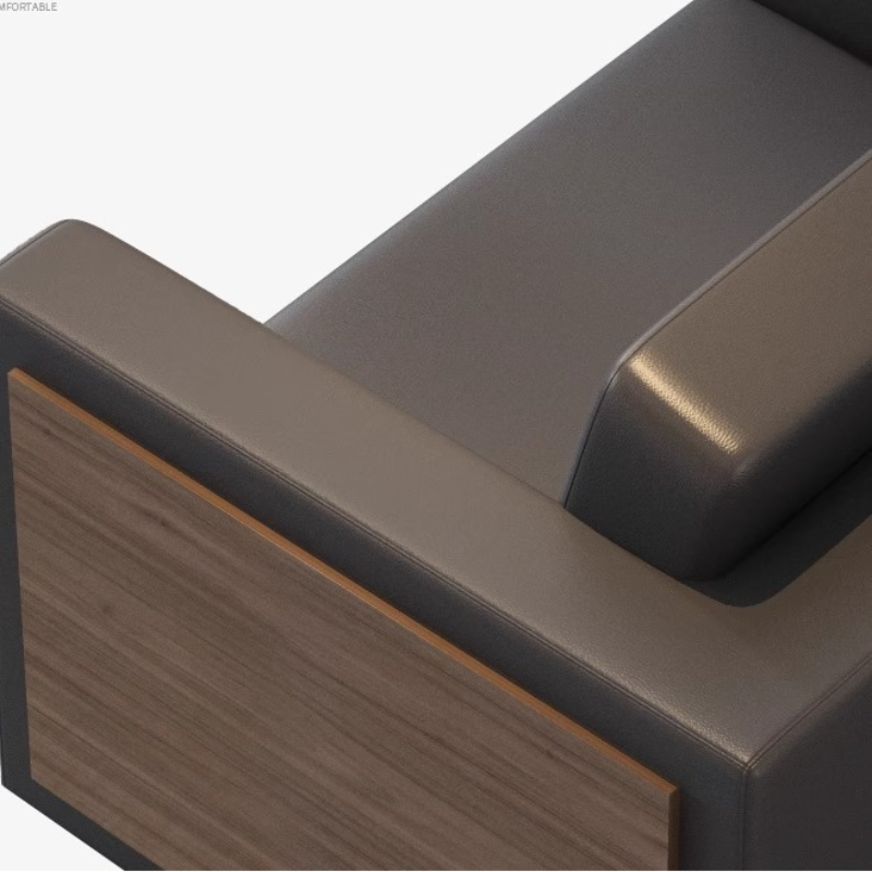 โซฟาสำนักงานหนังวัวแท้ ดีไซน์ไ - Office Furniture Luxury บทวิจารณ์และราคา