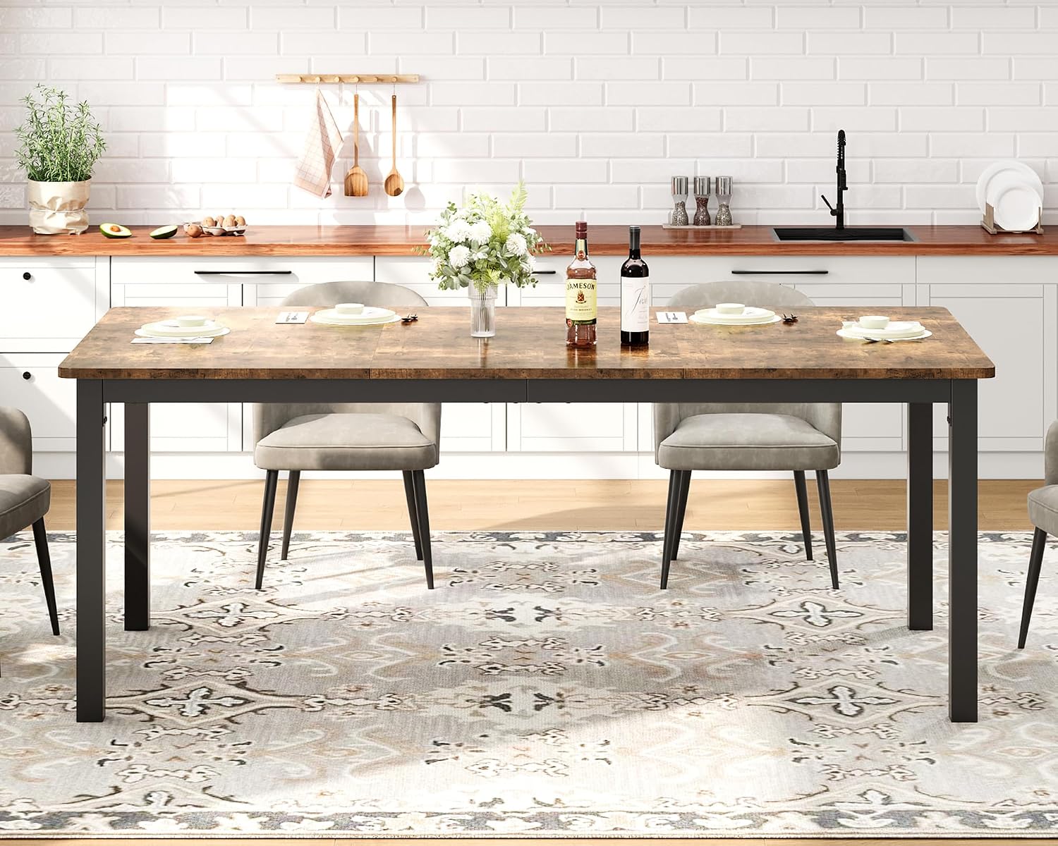 โต๊ะอาหารอุตสาหกรรมขนาด 71 นิ้ - Conference Table Round บทวิจารณ์และราคา