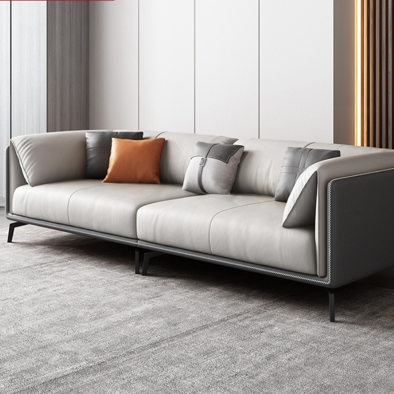 โซฟาสำนักงานหนังวัว โซฟาสำนักง - Office Furniture Luxury บทวิจารณ์และราคา